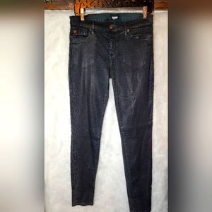 Hudson Animal Shimmery Print Jeans